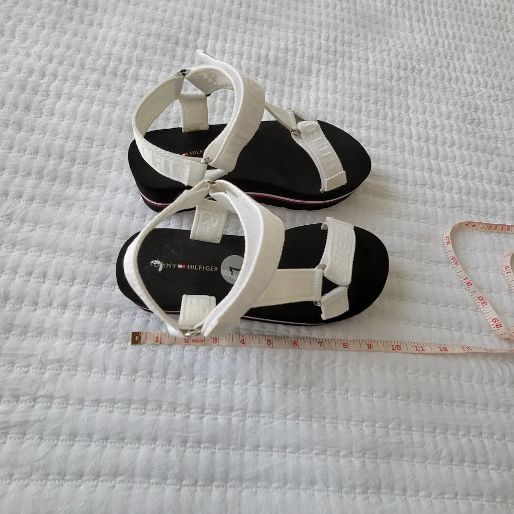 COPY - Tommy Hilfiger Velcro Sandals - White size 7 - Picture 6 of 16